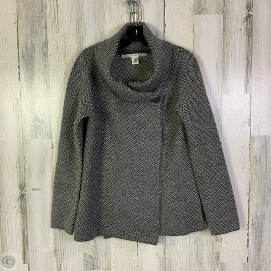Sweater Cardigan By Max Studio In Grey, Size: M