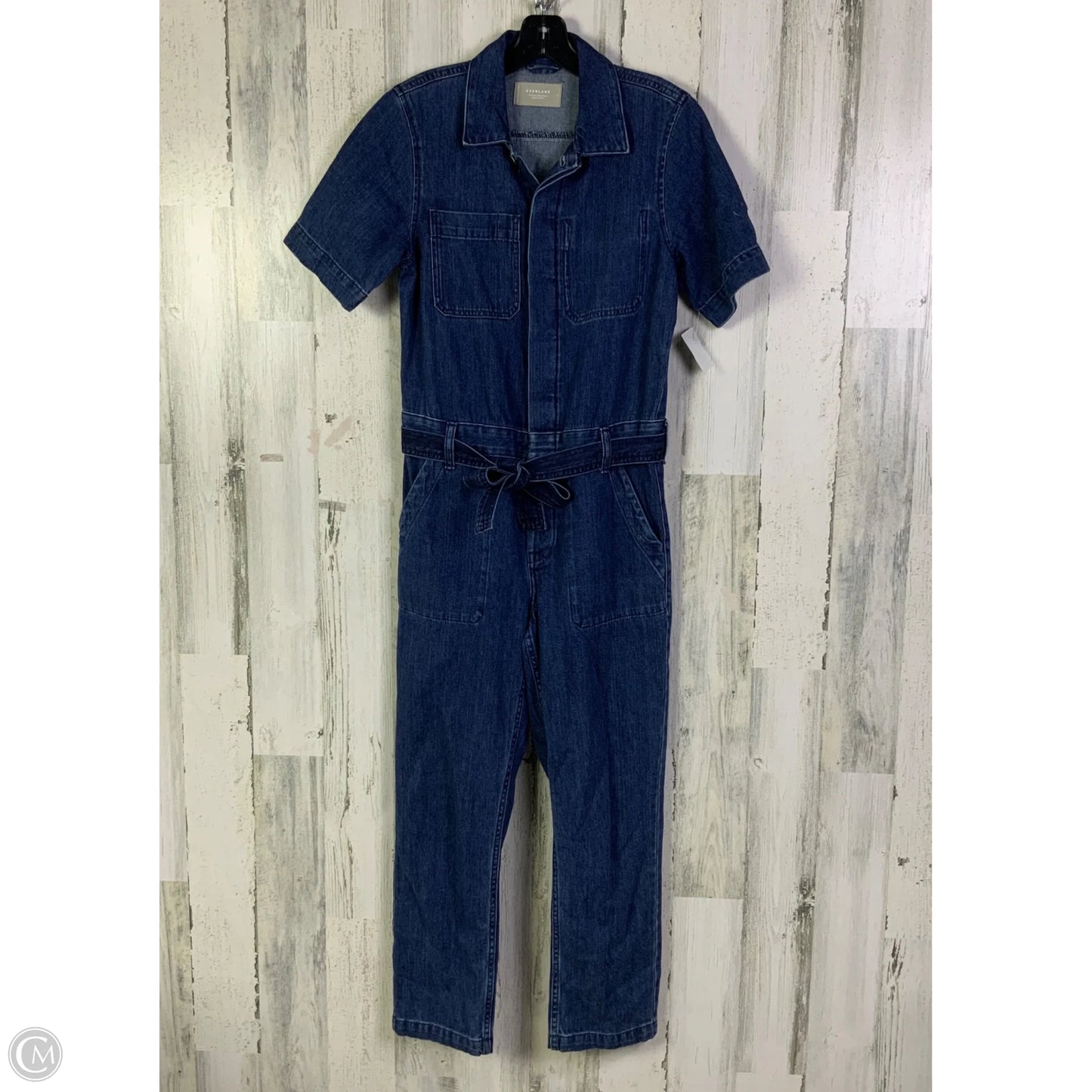 Jumpsuit By Everlane In Blue Denim, Size: Xs