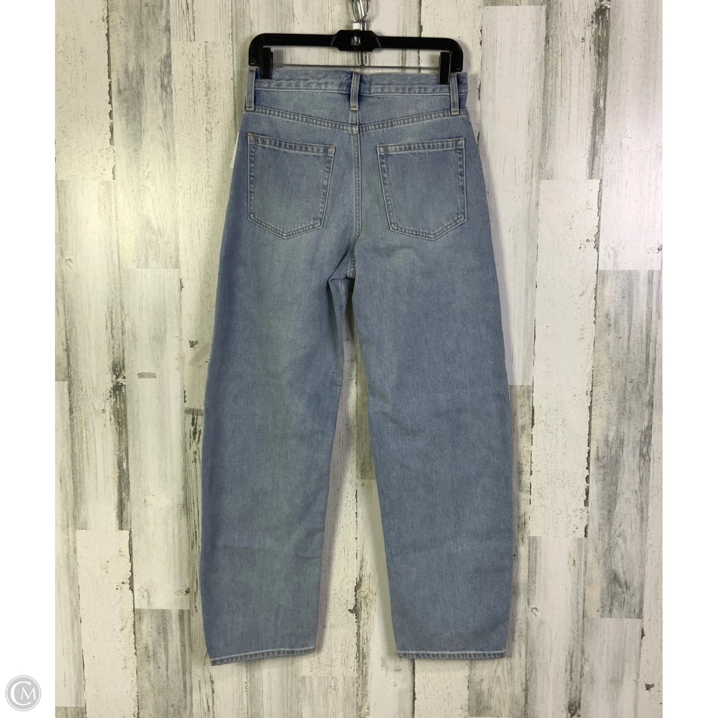 Jeans Wide Leg By Gap In Blue Denim, Size: 4