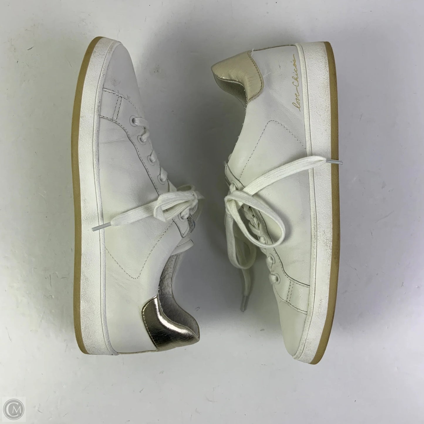 Shoes Sneakers By Chicos In White, Size: 9