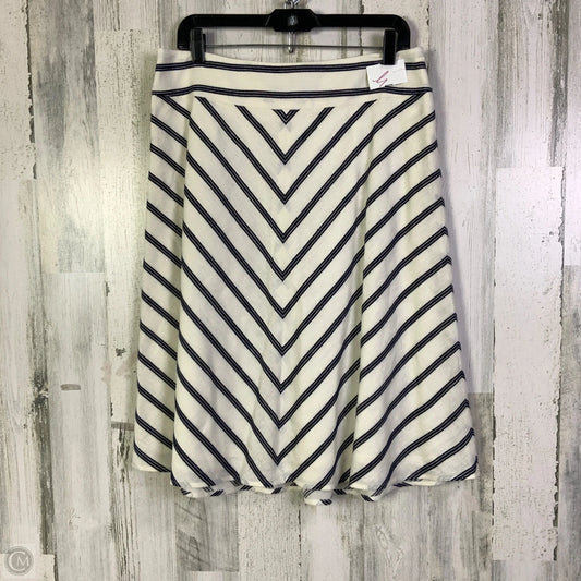 Skirt Mini & Short By Talbots In Blue & White, Size: 10