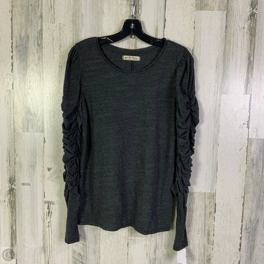 Top Long Sleeve By We The Free In Grey, Size: M