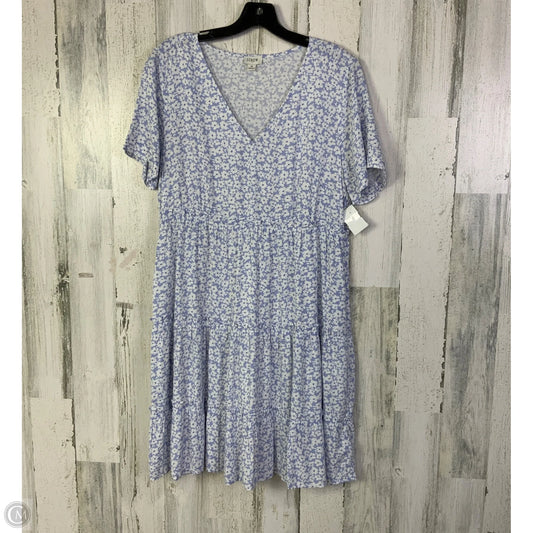Dress Casual Short By J. Crew In Purple & White, Size: M