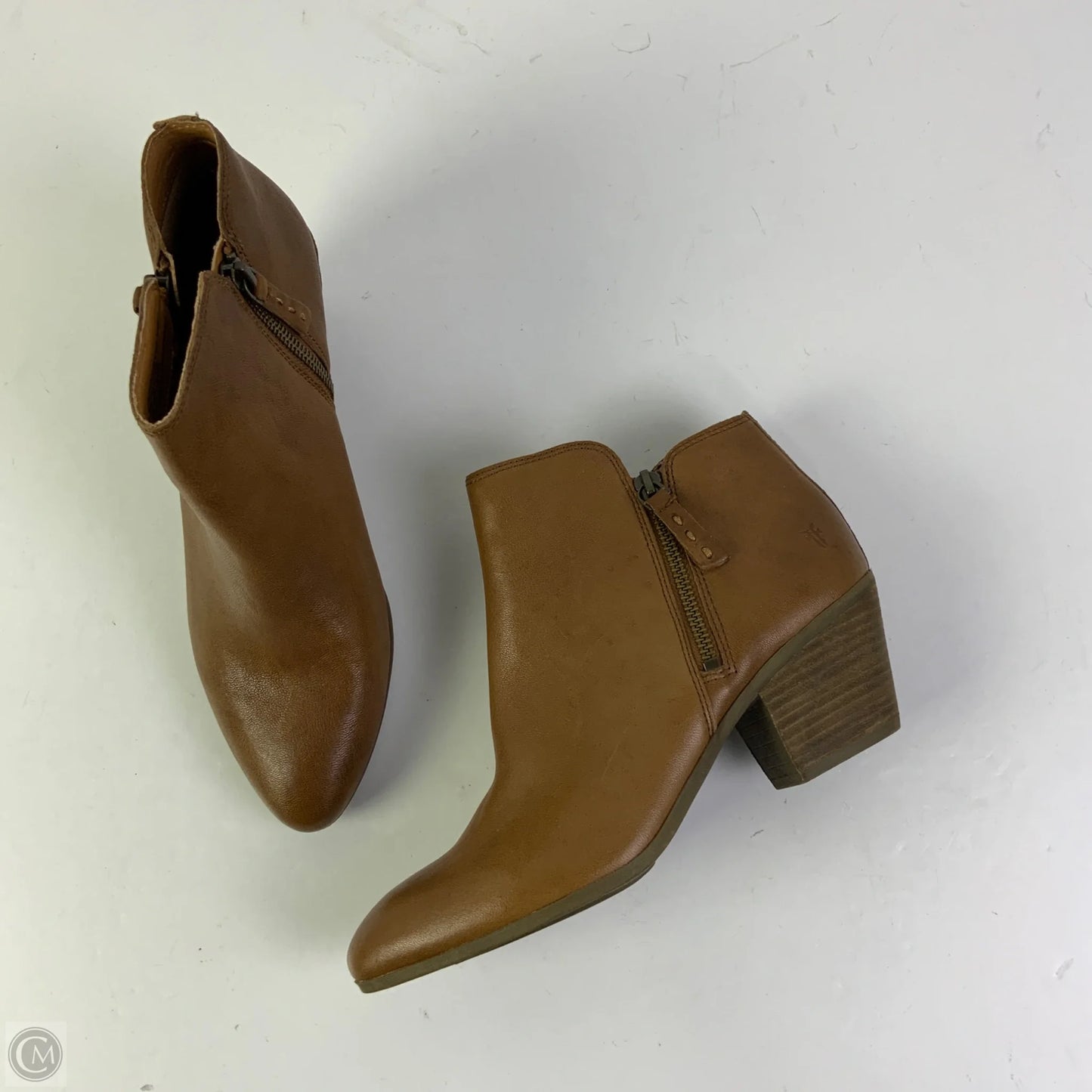 Boots Designer By Frye In Brown, Size: 9