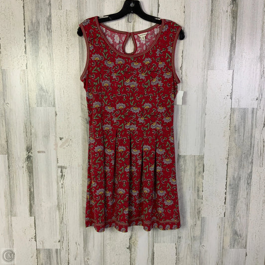 Dress Casual Short By Max Studio In Red, Size: M