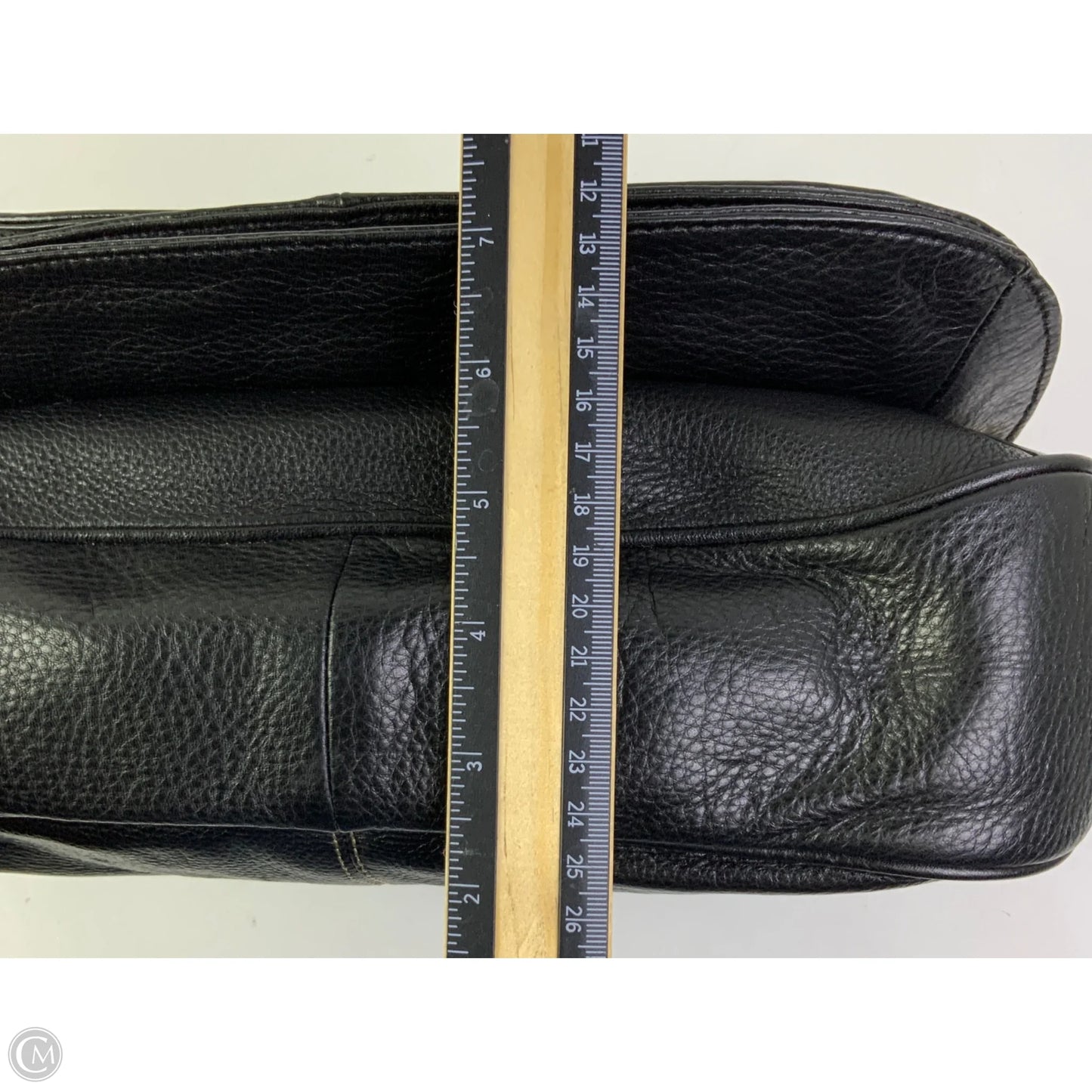 Handbag Leather By Isaac Mizrahi Live Qvc, Size: Medium