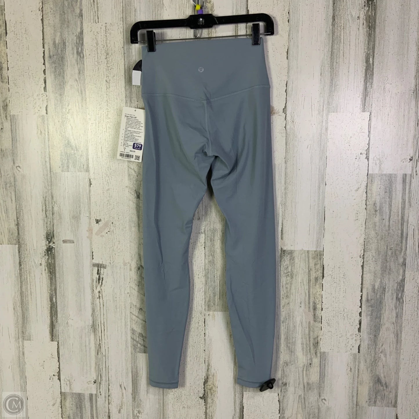 Athletic Leggings By Lululemon In Aqua, Size: 6