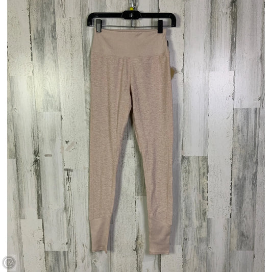 Athletic Leggings By Alo In Orange & Tan, Size: S