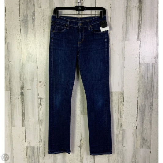 Jeans Straight By Citizens Of Humanity In Blue Denim, Size: 4