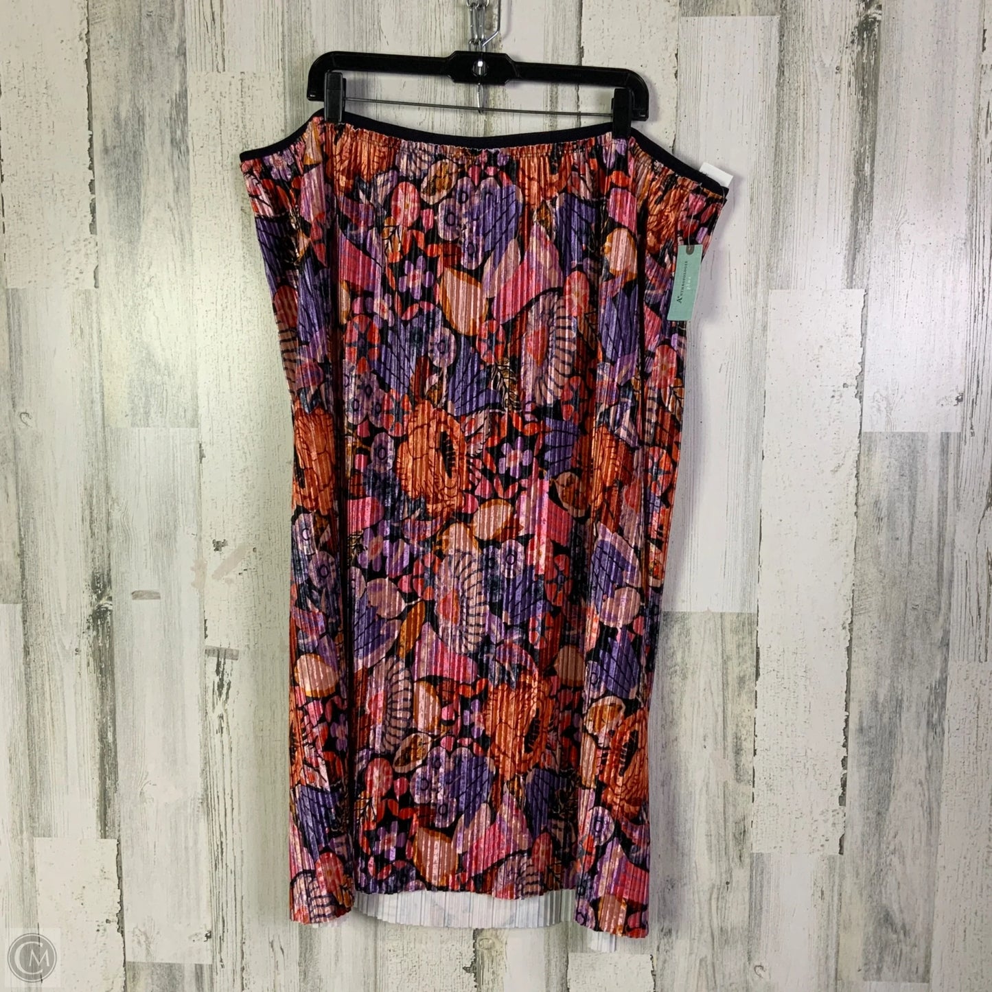 Skirt Maxi By Maeve In Orange & Purple, Size: 26