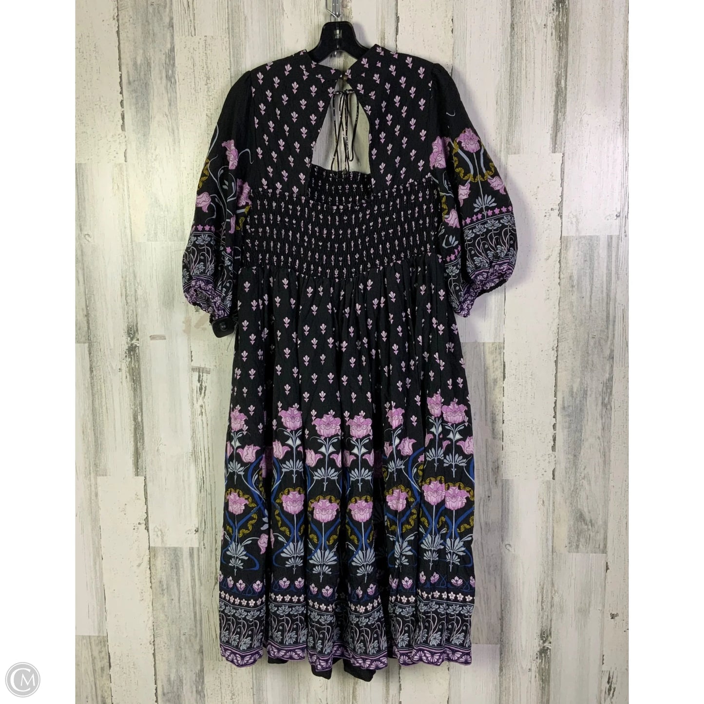 Dress Casual Midi By Anthropologie In Black, Size: 1x