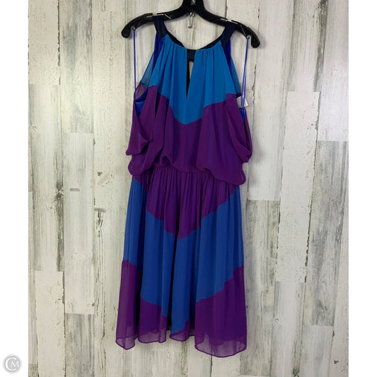 Dress Party Short By Vince Camuto In Blue & Purple, Size: 14