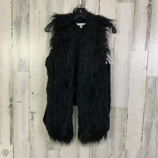 Vest Faux Fur & Sherpa By Cabi In Black, Size: Xs