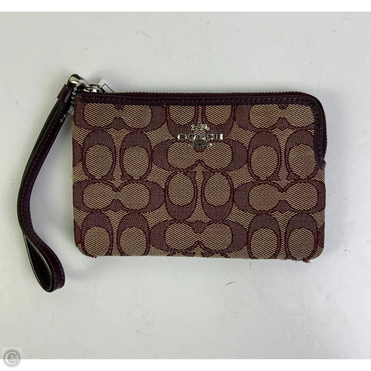 Wristlet Designer By Coach, Size: Small