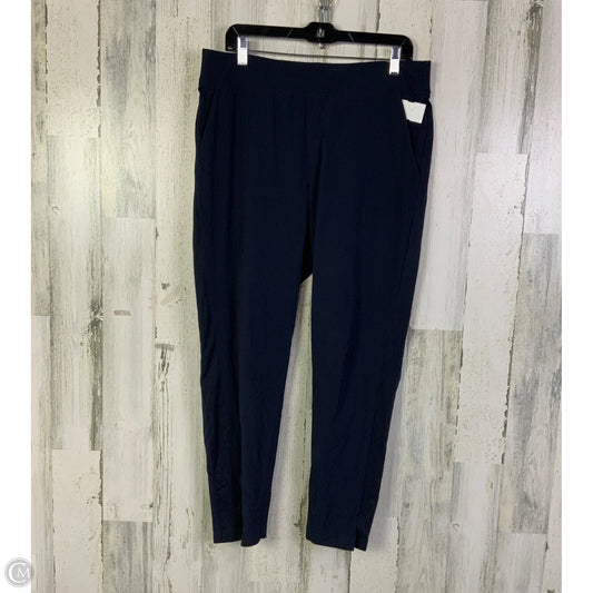 Athletic Pants By Athleta In Navy, Size: L