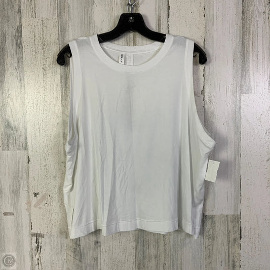 Athletic Tank Top By Spanx In White, Size: Xl