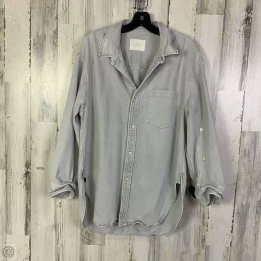 Jacket Shirt By Citizens Of Humanity In Grey, Size: M