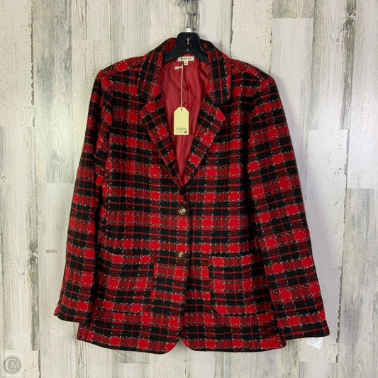 Coat Other By Jodifl In Black & Red, Size: L