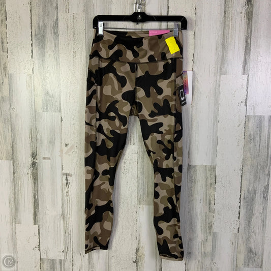 Athletic Leggings By Gottex In Camouflage Print, Size: M