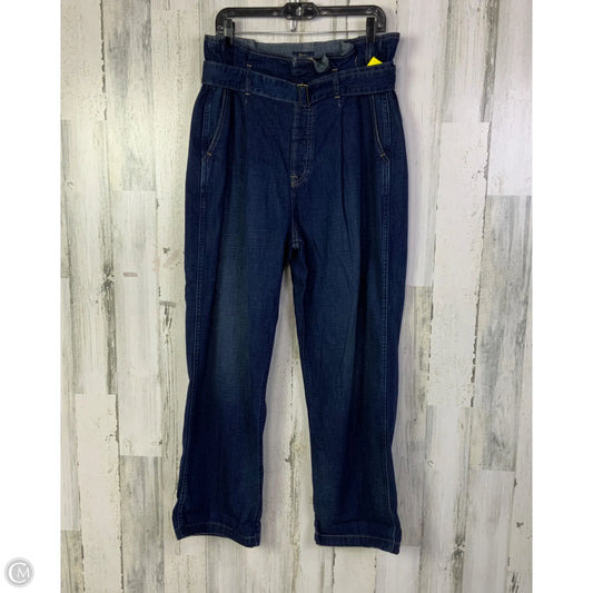 Jeans Wide Leg By Polo Ralph Lauren In Blue Denim, Size: 14