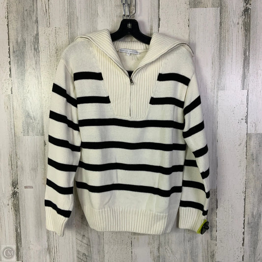 Sweater By English Factory In Black & White, Size: S