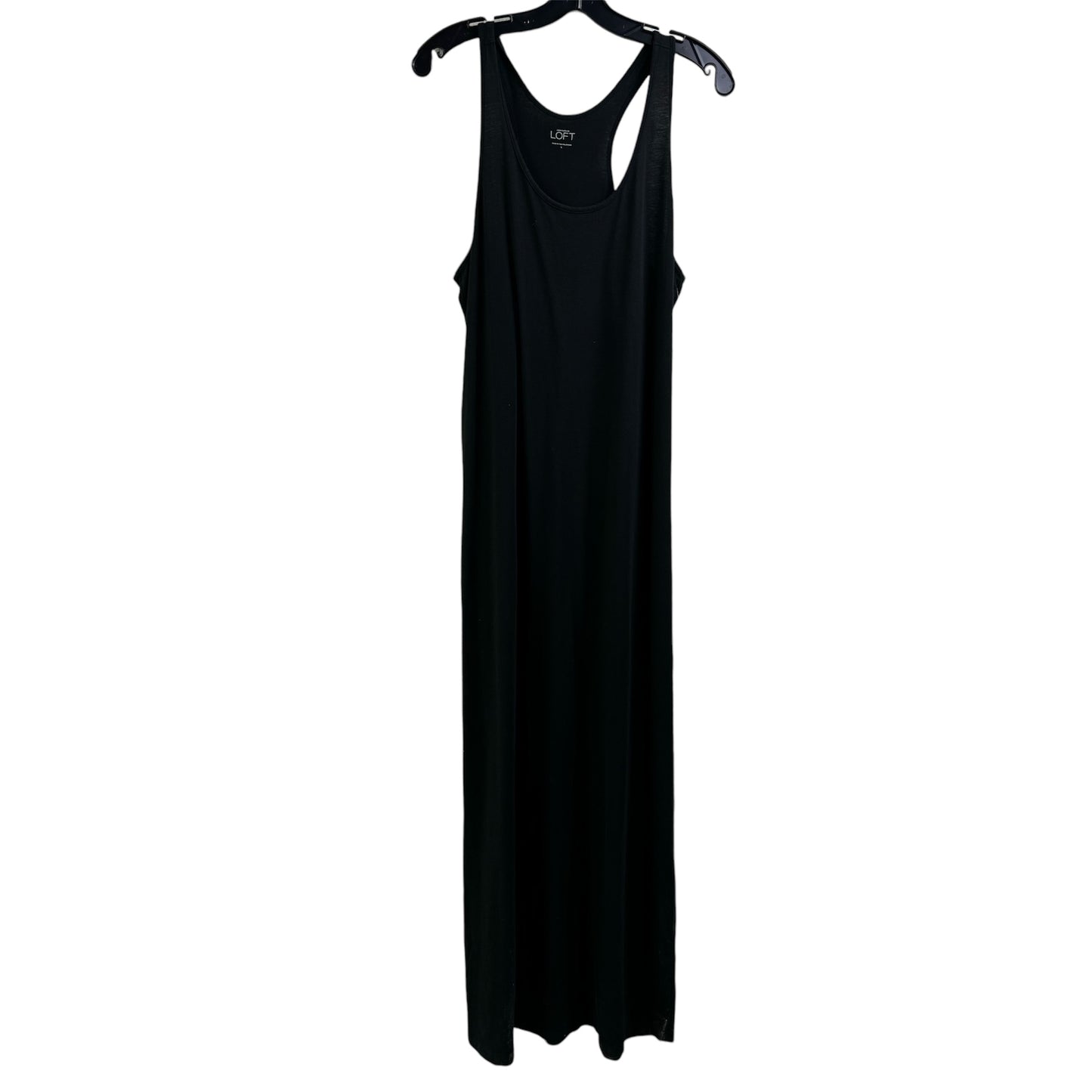 Dress Casual Maxi By Loft In Black, Size: L