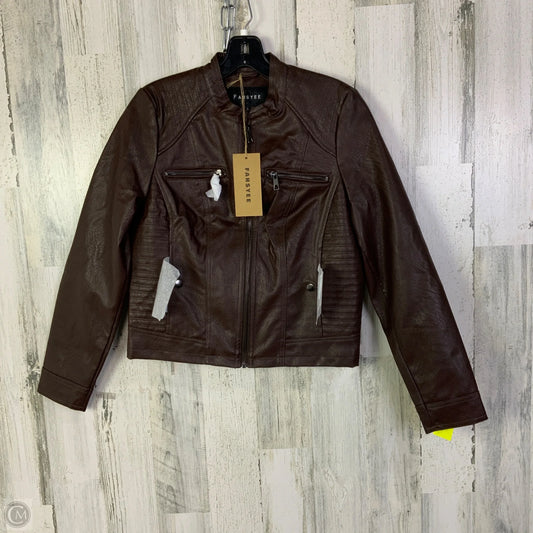 Jacket Other By Clothes Mentor In Brown, Size: S