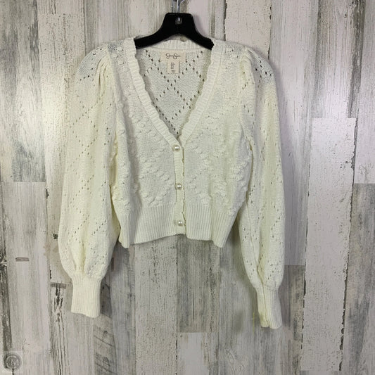 Cardigan By Jessica Simpson In Cream, Size: S