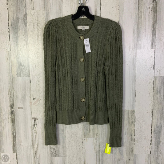 Cardigan By Loft In Green, Size: M
