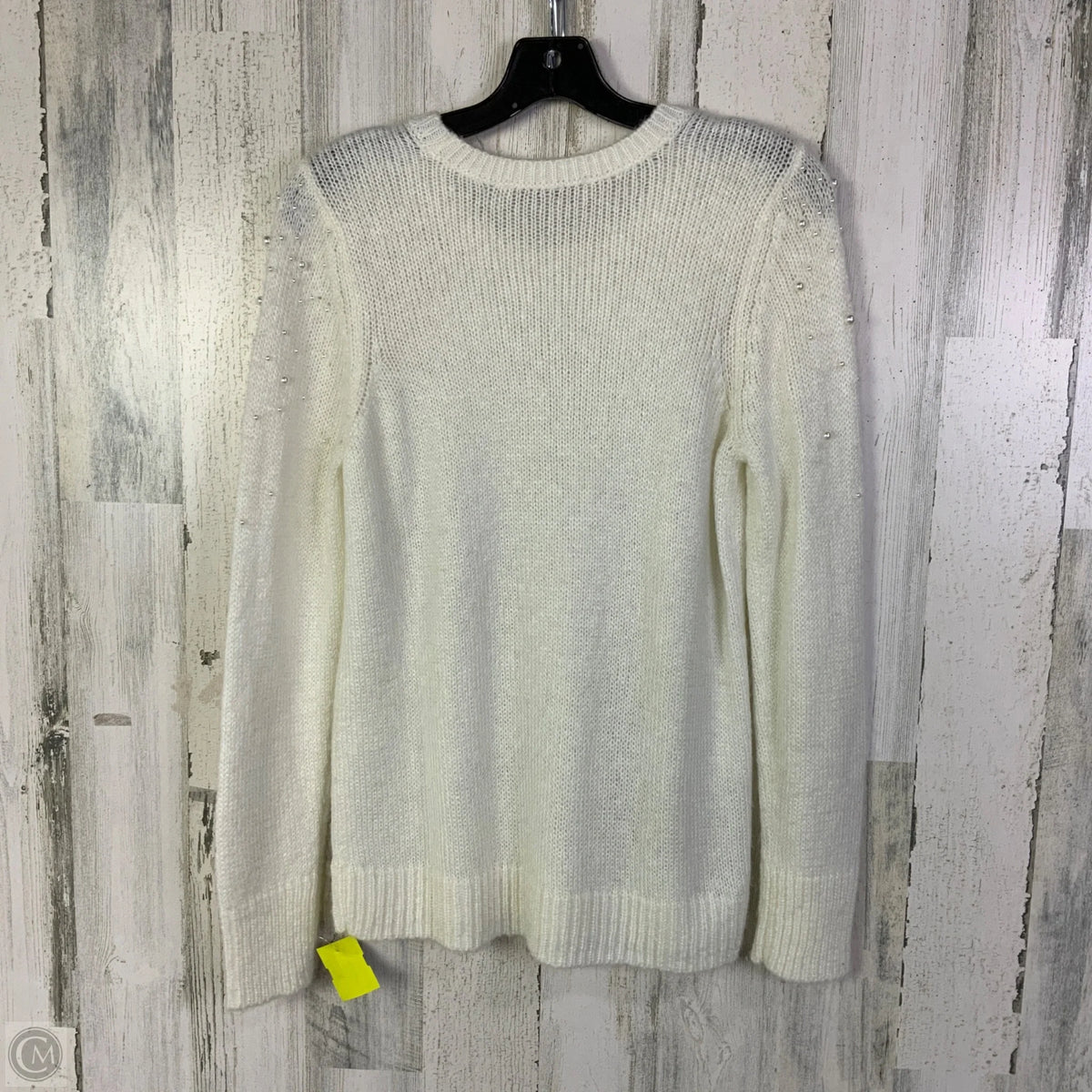Sweater By Loft In White, Size: M