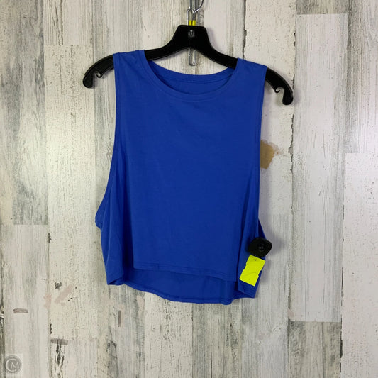 Athletic Tank Top By Lululemon In Blue, Size: S