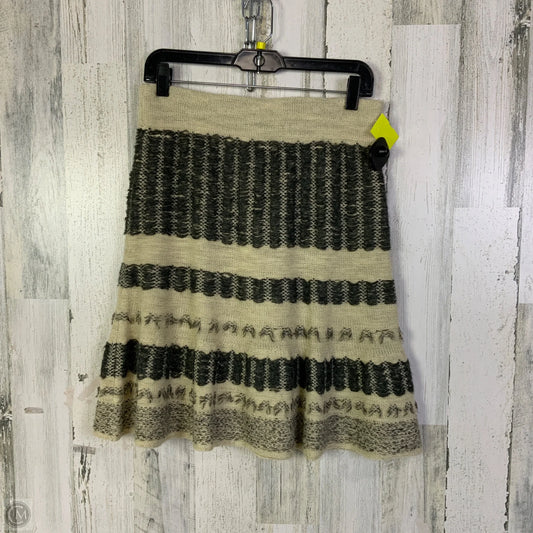 Skirt Mini & Short By Sparrow In Cream & Grey, Size: 8