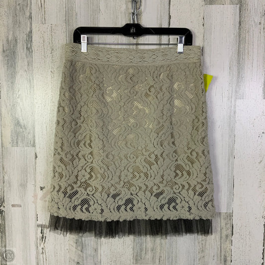 Skirt Mini & Short By Mystree In Cream, Size: 12