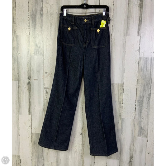 Jeans Flared By J. Crew In Blue Denim, Size: 4