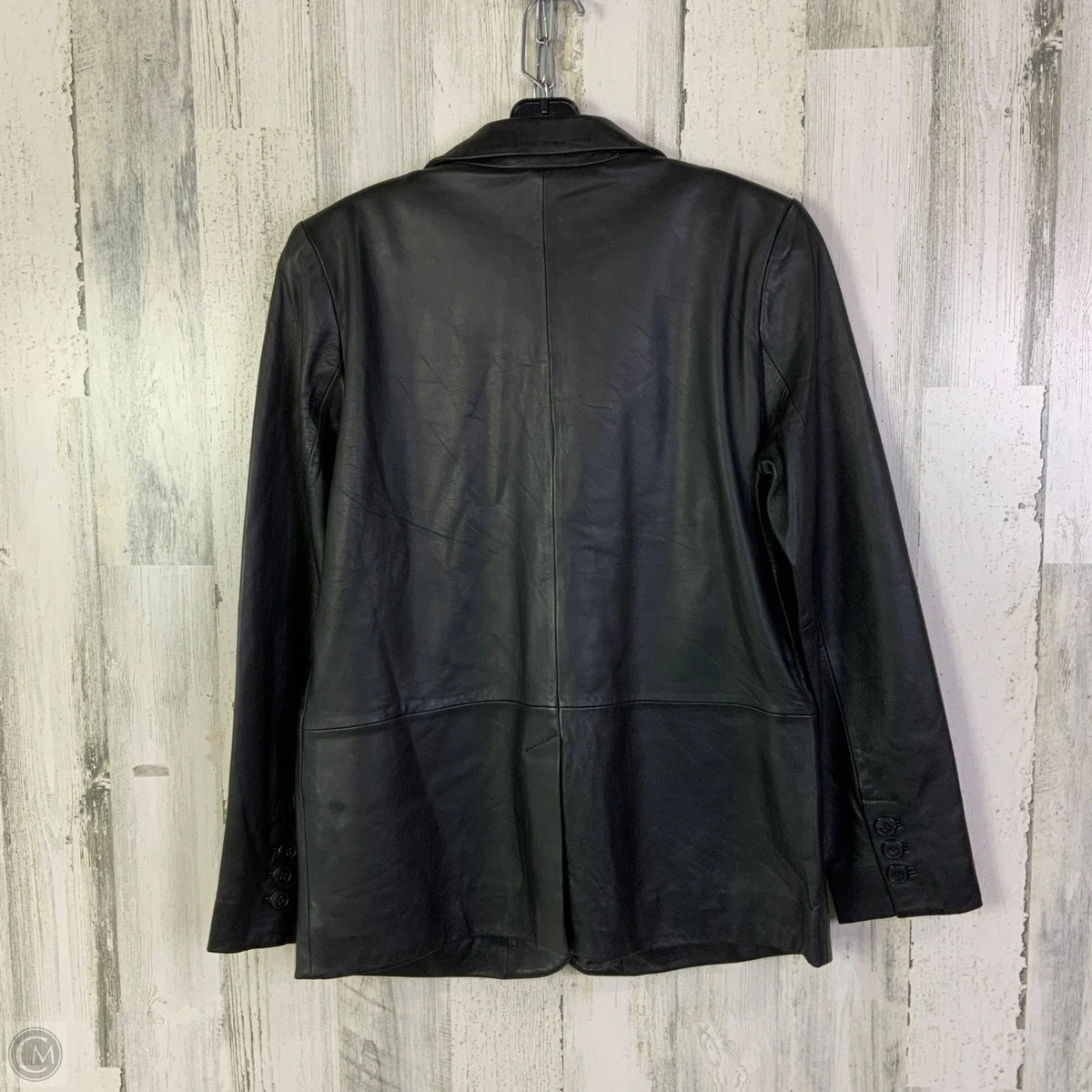 Jacket Leather By Nordstrom In Black, Size: S