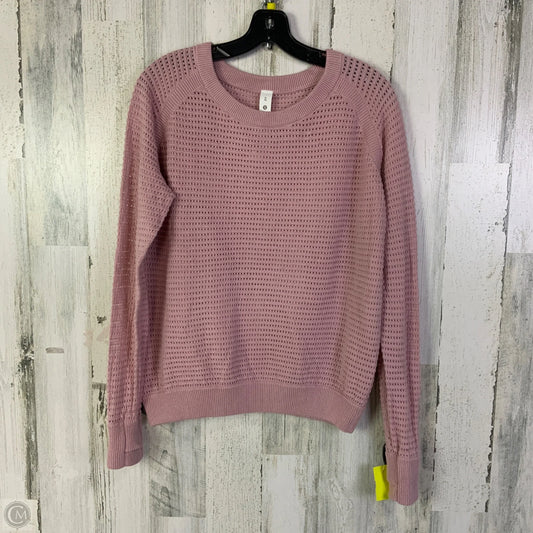 Sweater By Lululemon In Pink, Size: Xl