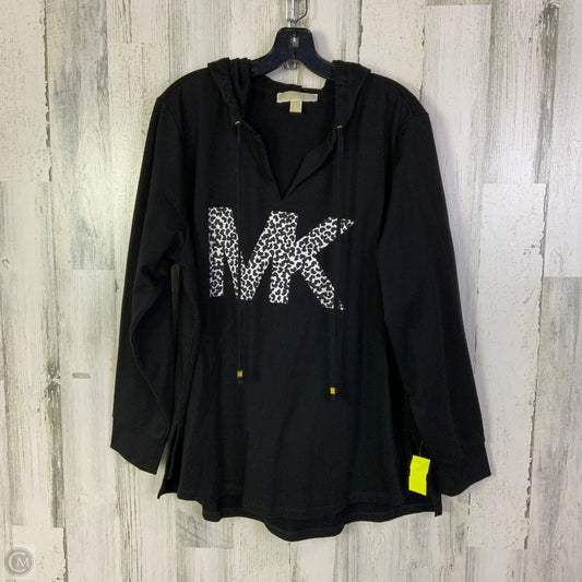 Top Long Sleeve By Michael By Michael Kors In Black, Size: 2x
