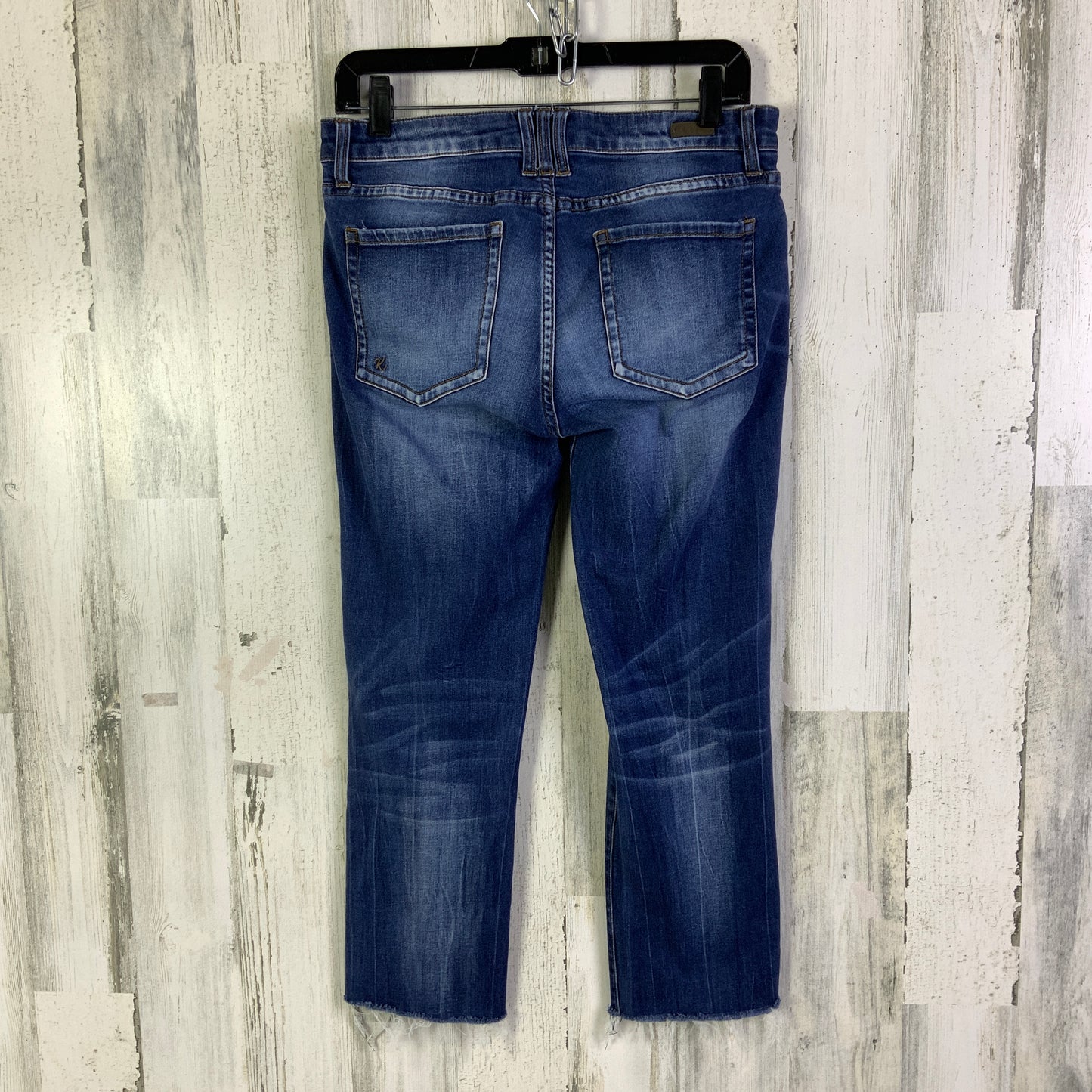 Jeans Cropped By Kut In Blue Denim, Size: 4