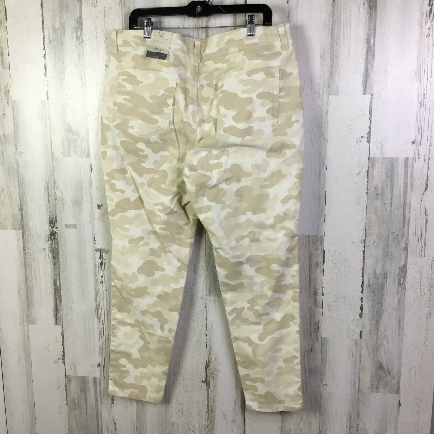 Jeans Skinny By Style And Company In Camouflage Print, Size: 16