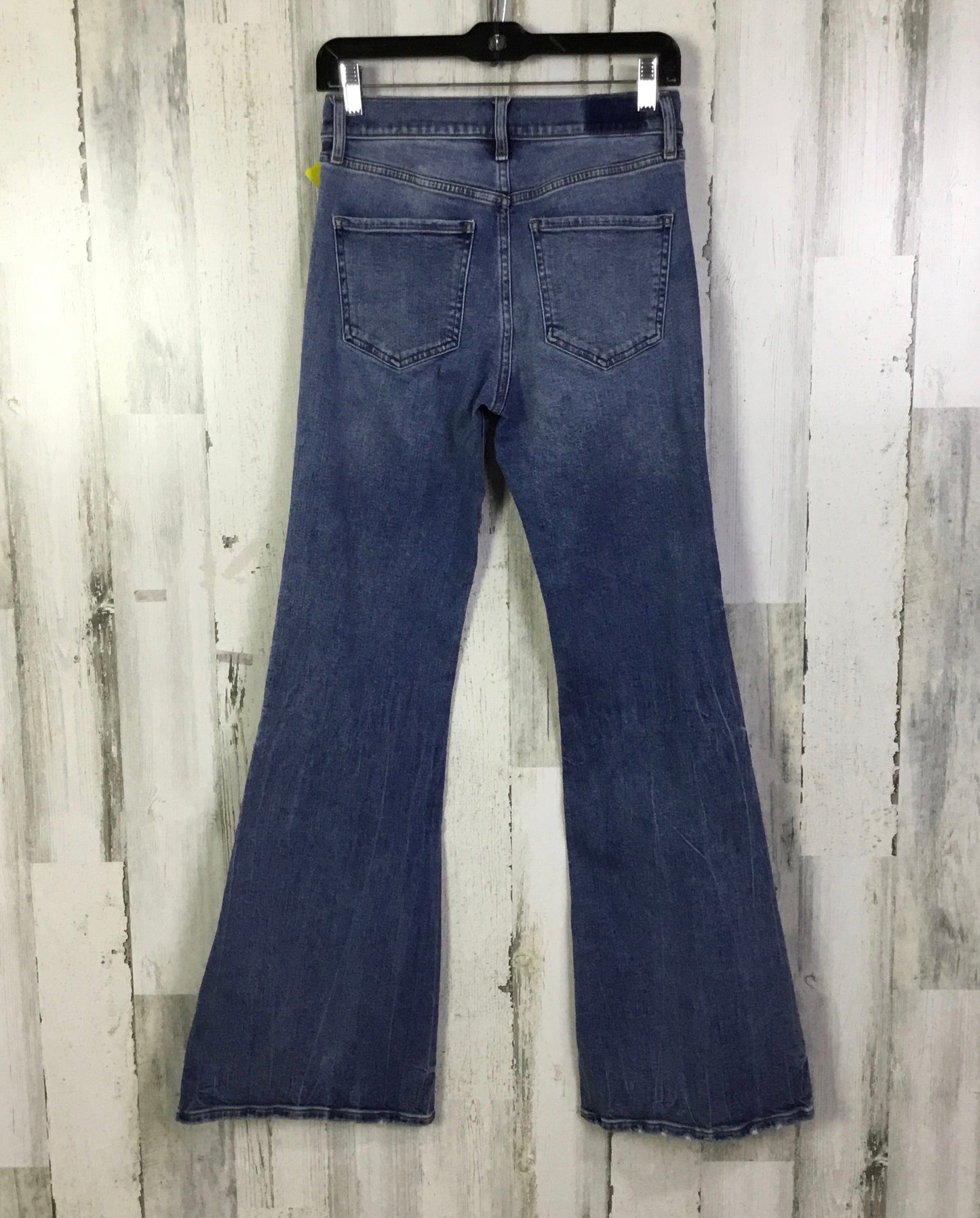 Jeans Flared By Express In Blue Denim, Size: 2