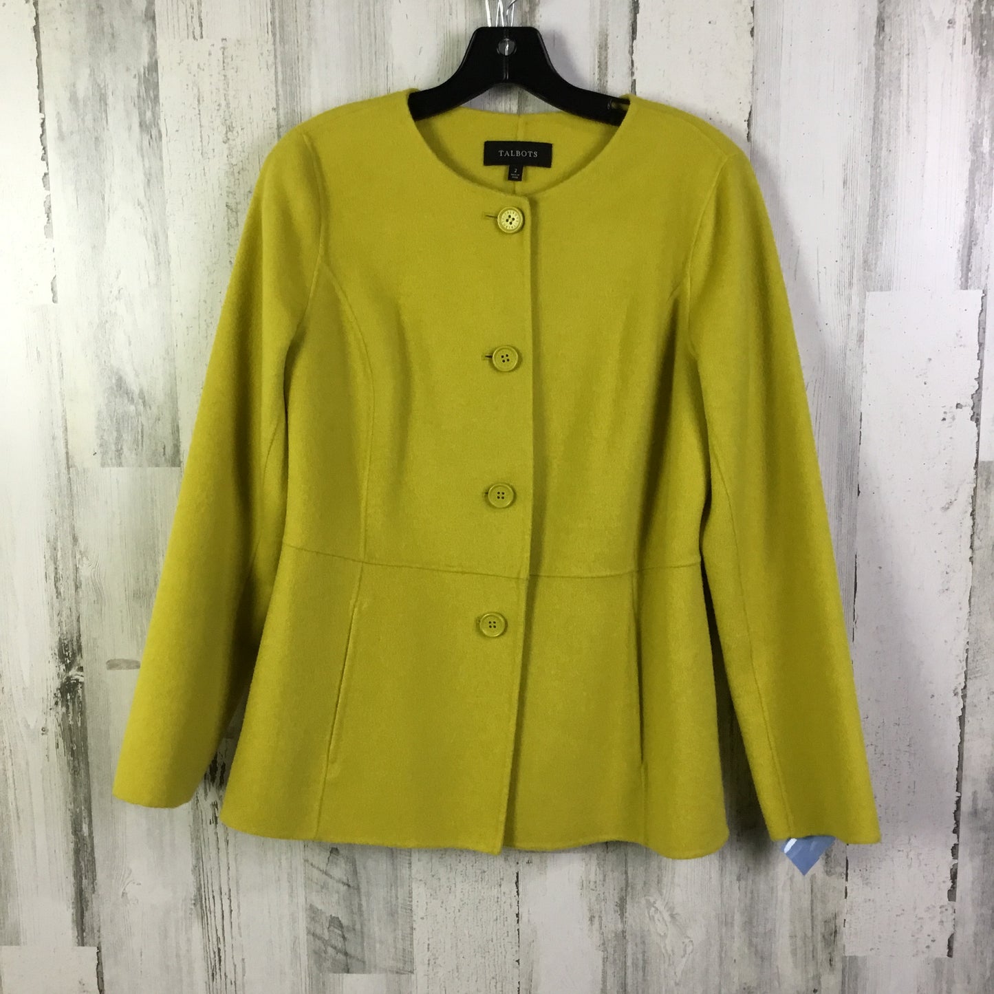 Blazer By Talbots In Yellow, Size: Xs