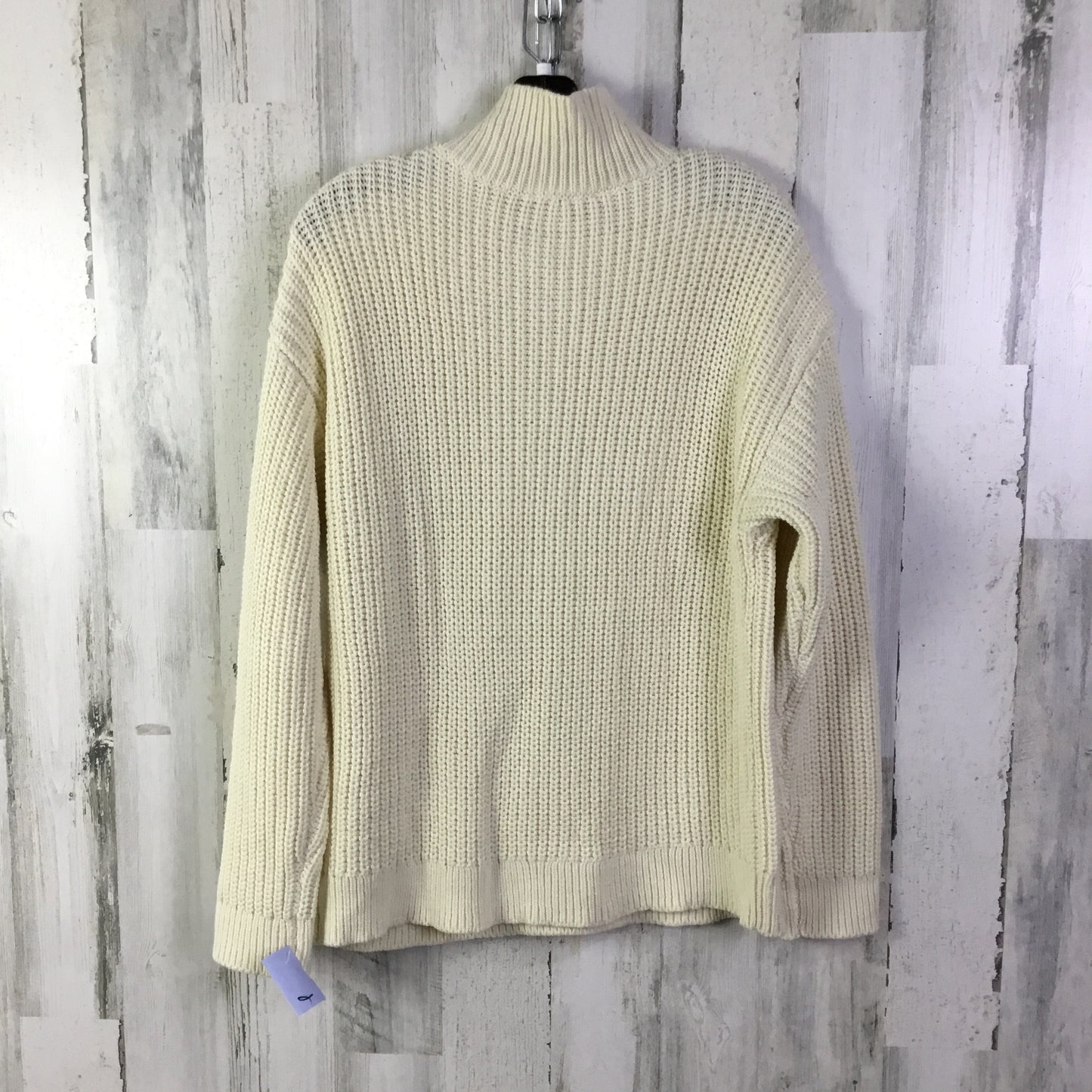 Sweater By Clothes Mentor In Cream, Size: L