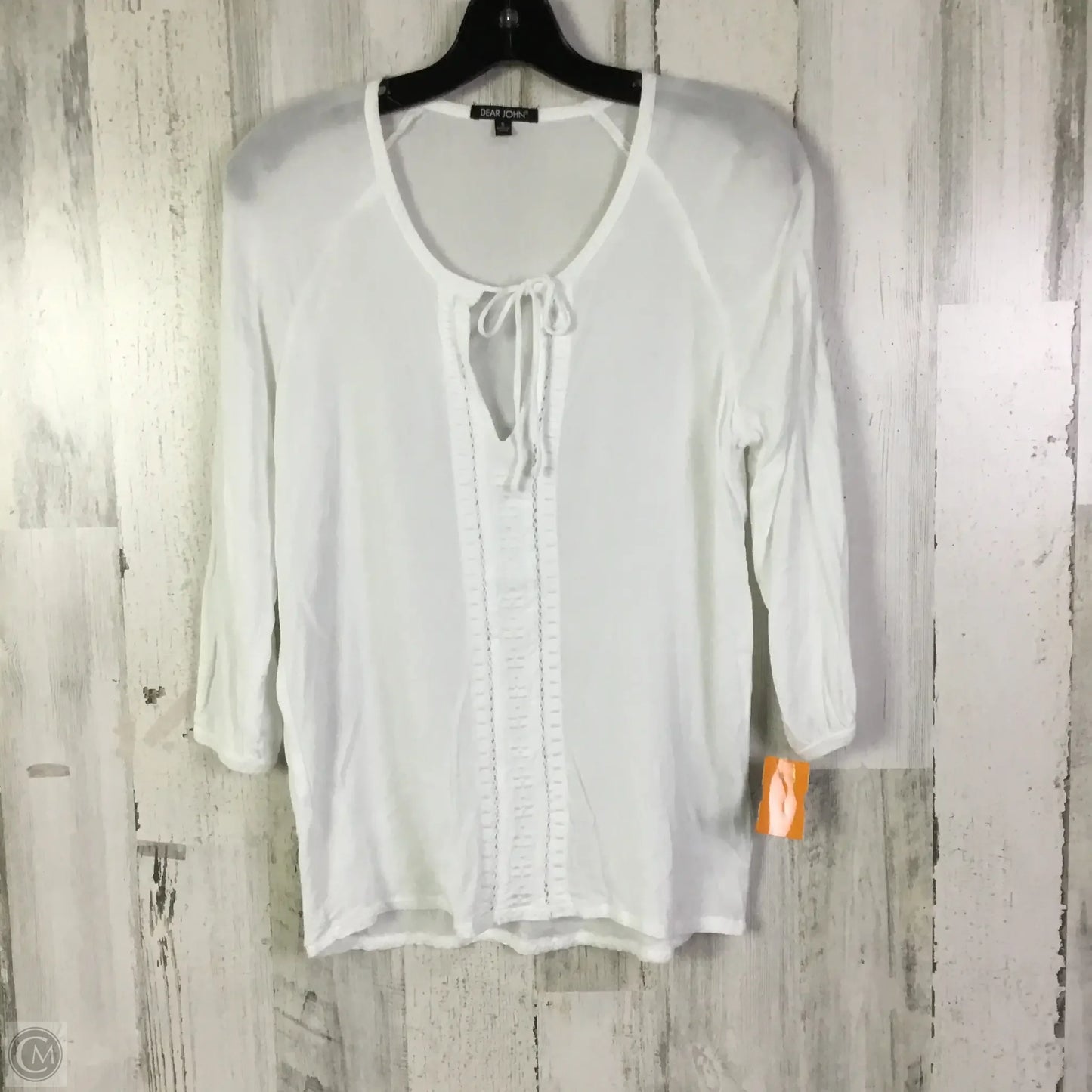 Top Long Sleeve Basic By Dear John In White, Size: S