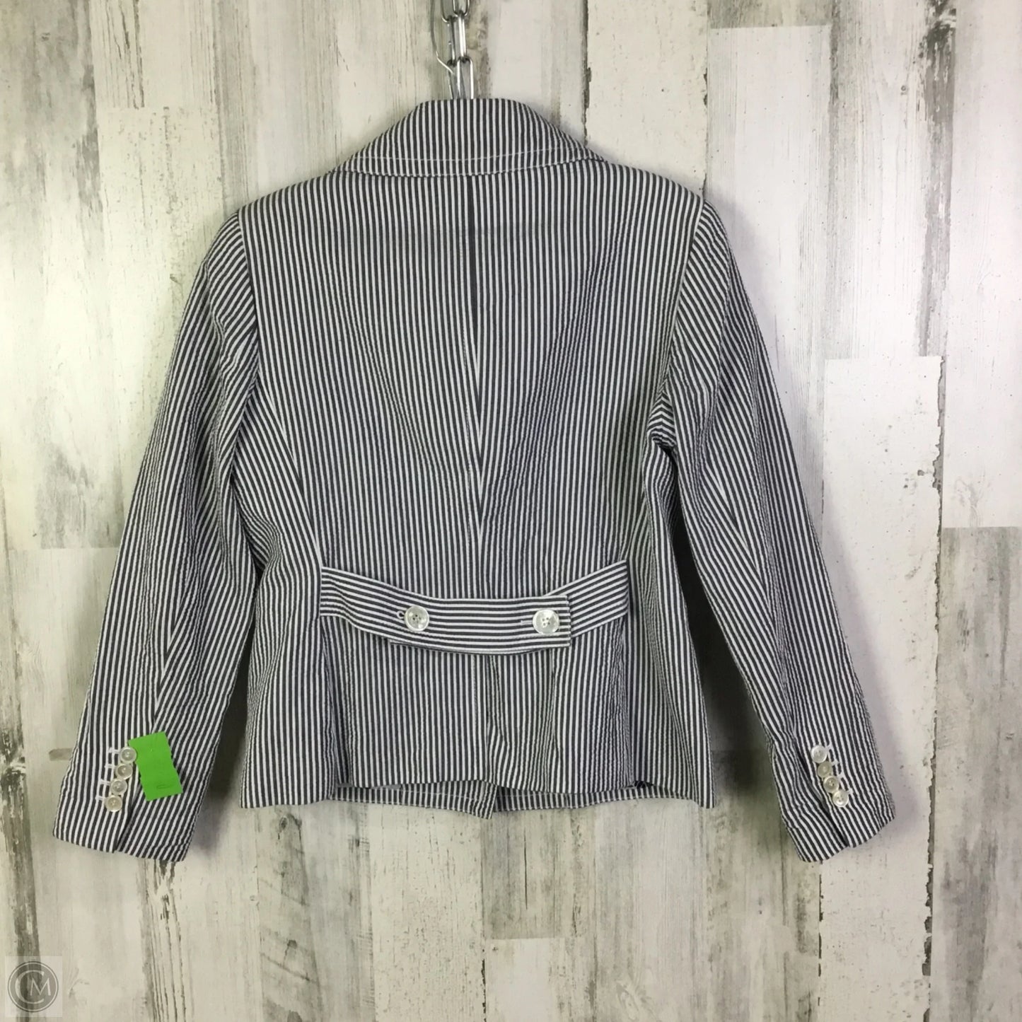 Blazer By Talbots In Blue & White, Size: M