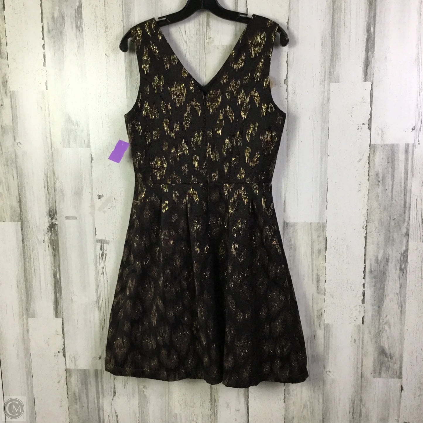Dress Casual Short By Versona In Black & Brown, Size: S