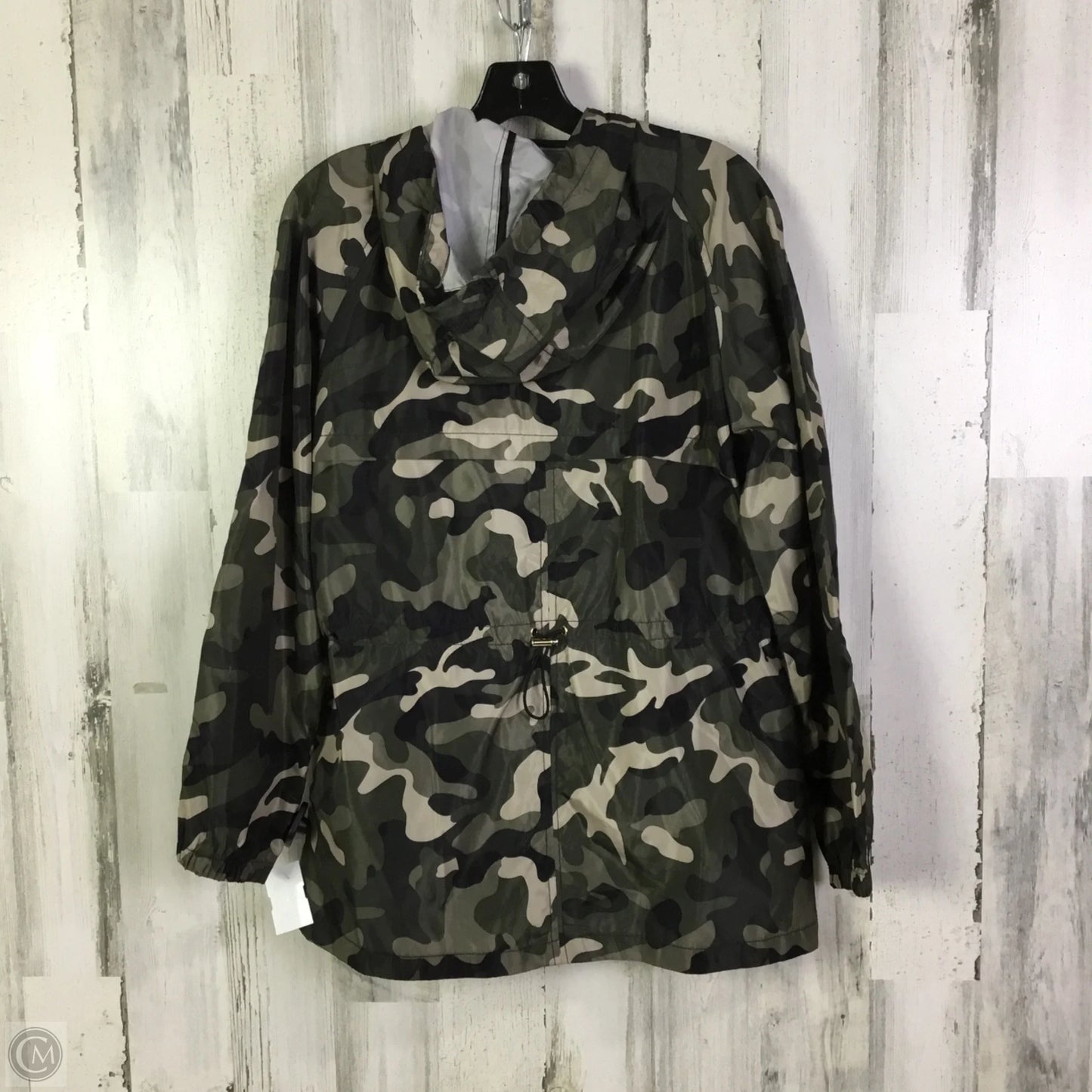 Jacket Windbreaker By Ci Sono In Camouflage Print, Size: L