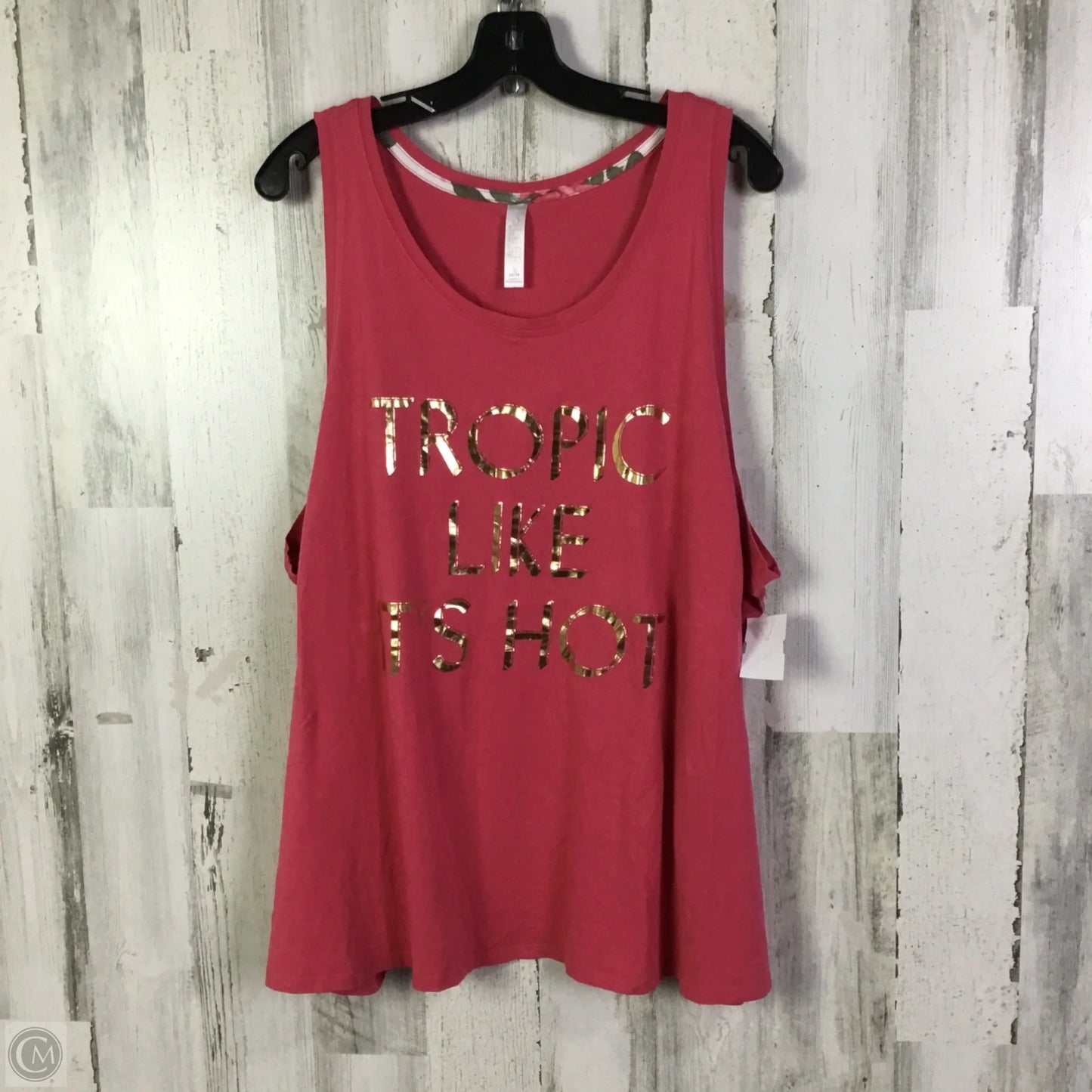 Pajamas 2pc By Cacique In Pink, Size: Xxl