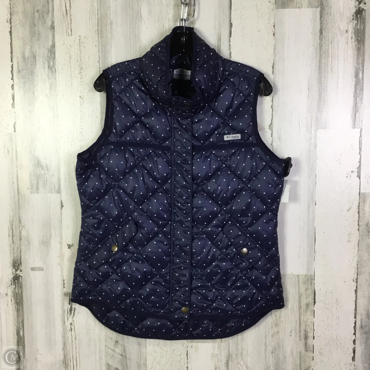 Vest Puffer & Quilted By Columbia In Navy, Size: M