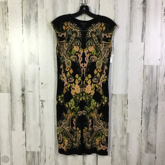 Dress Casual Short By Clothes Mentor In Black & Orange, Size: S