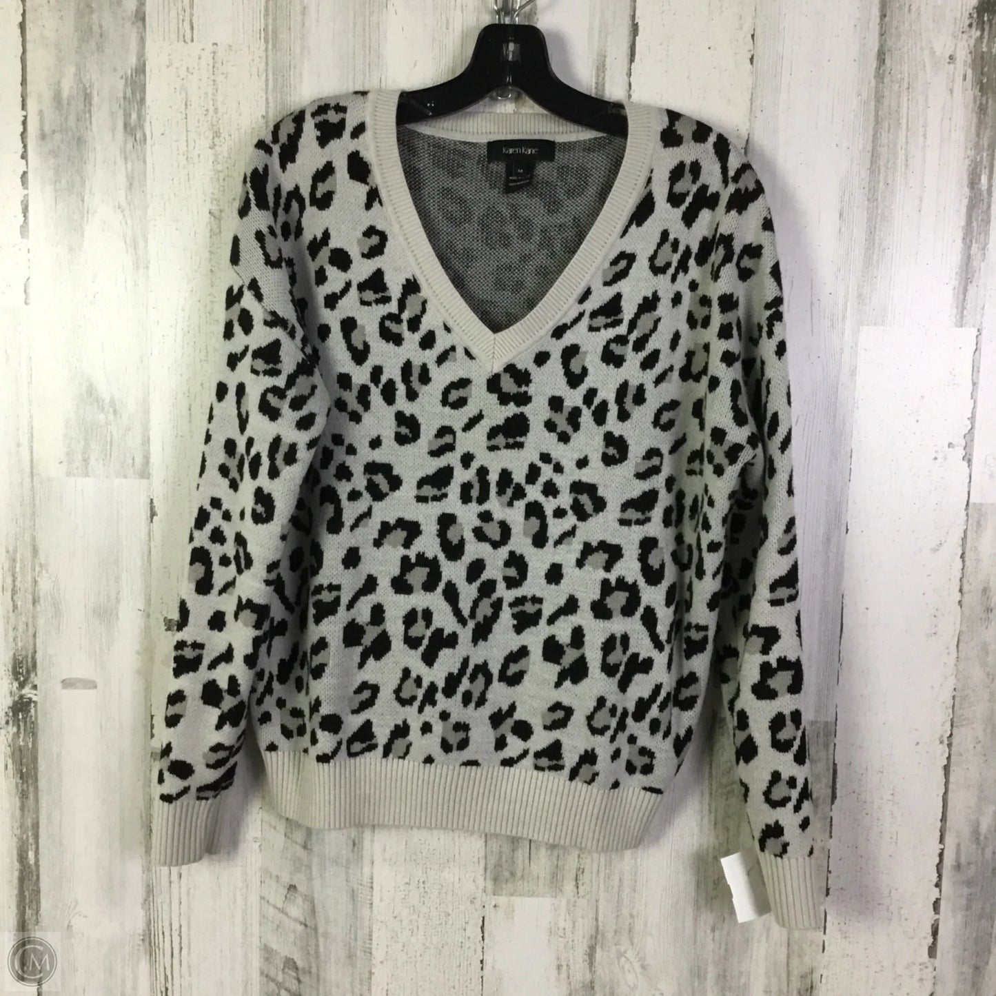 Sweater By Karen Kane In Animal Print, Size: M